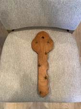 Wood Key Holder W/ Hooks Vintage- Appx 15 In.