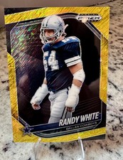 2025 Panini Prizm Black Football Randy White Gold Shimmer FOTL  /10 Cowboys HOF