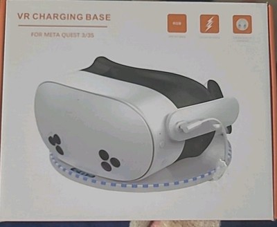 Vr Charger Dock Meta Quest 3/3s  Oculus Quest 3  Charges Controllers Lights to