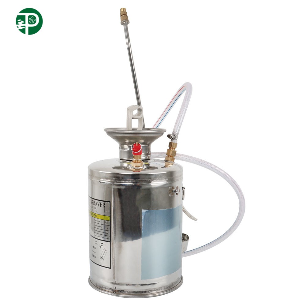 1Gallon 4L Stainless Steel Sprayer 12" Wand & 3FT With Nozzles for Pest Control