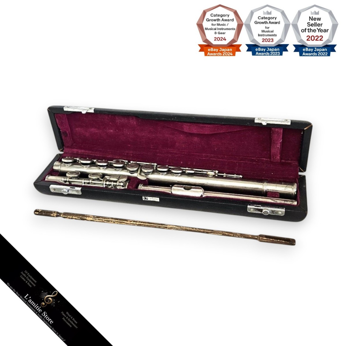 希少　MURAMATSU　ムラマツ　フルート　MFG　CO　TOKYO　W5 Rare Muramatsu Flute Mfg Co Tokyo W5 | eBay