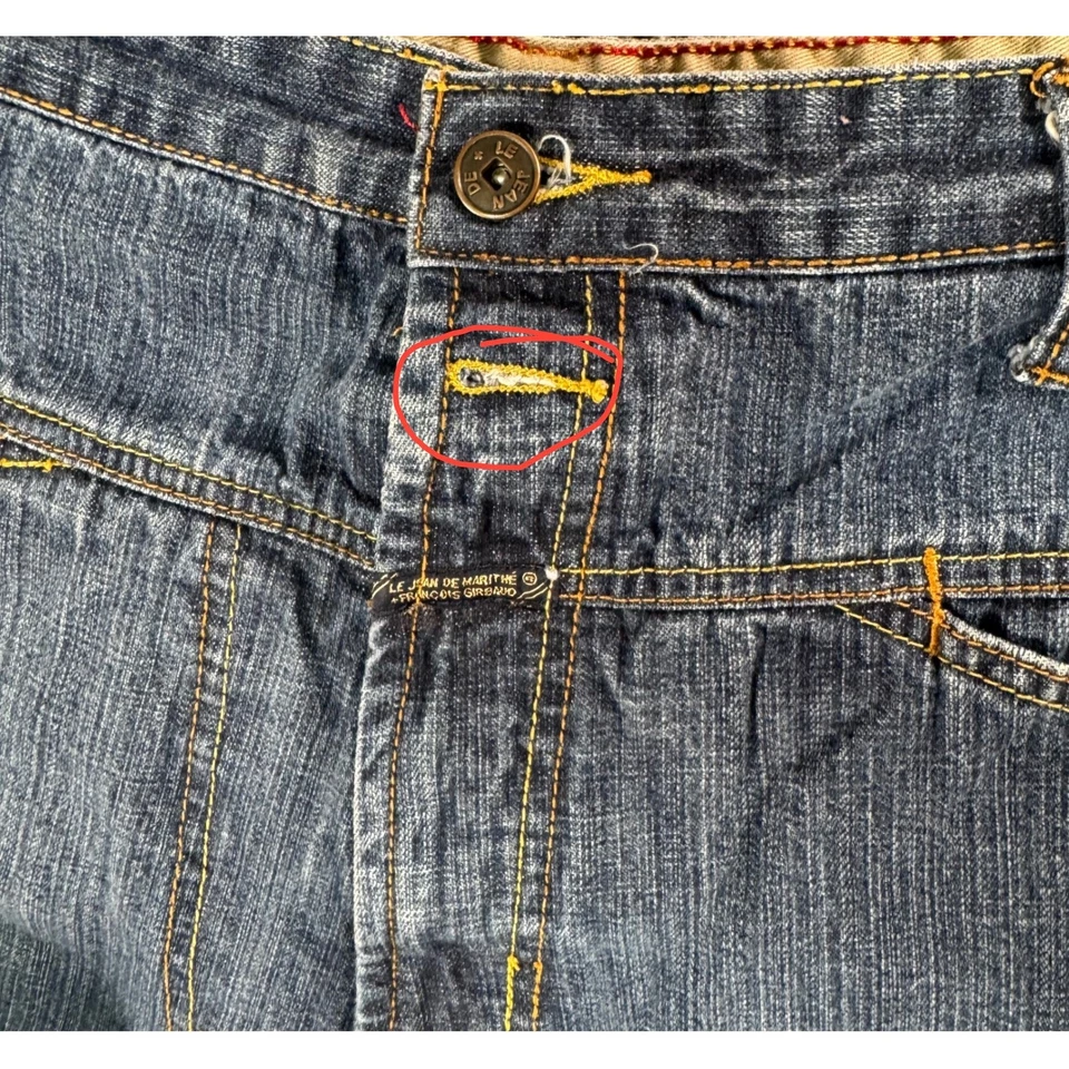 VTG Marithe Francois Girbaud Carpenter Jeans 36x29 Y2K 90s Baggy Fit Workwear - Image 3 of 4