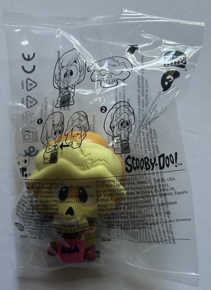 2025 Burger King SCOOBY-DOO! Halloween Toys Complete Set Of 6
