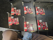 LOT OF 6 - StarTech PEXUSB3S11 PCI Express x1 2 port SuperSpeed USB 3.0 Card