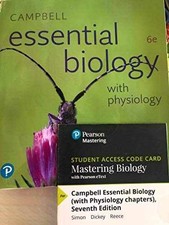 Campbell Essential Biology - Paperback, by Simon Eric; Dickey - Acceptable n