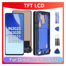 TFT LCD Display Touch Screen Digitizer Assembly For OnePlus 8 Pro IN2023 IN2020