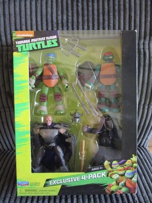 TMNT Teenage Mutant Ninja Turtles Exclusive 4er Pack Playmates Splinter Shredder