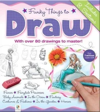 Funky Things to Draw by Hinkler Books (2012, Spiral)