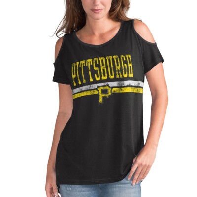 Pittsburgh Pirates Women's Cold Shoulder Scoopneck Tee - New With Tags!