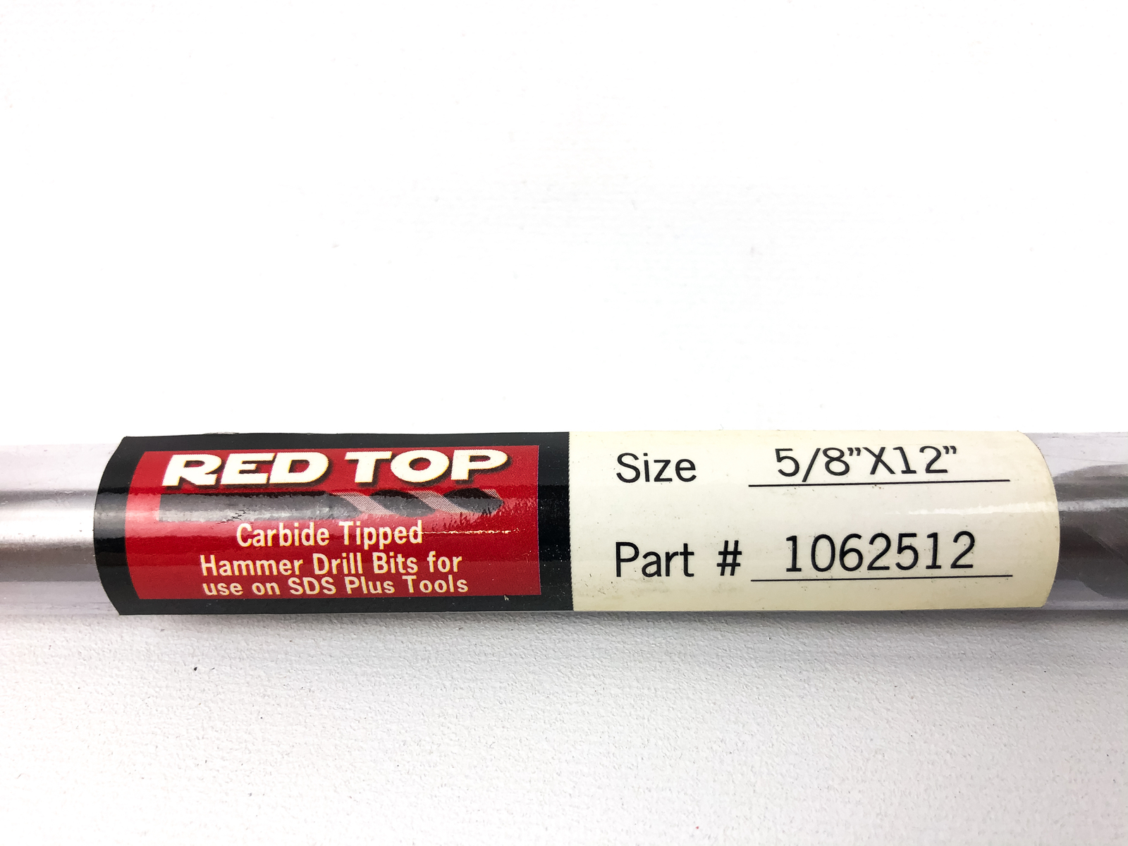 Rotary Hammer Drill Bit 5/8"x12" SDS Plus Carbide Tipped Concrete Masonry (3pk)