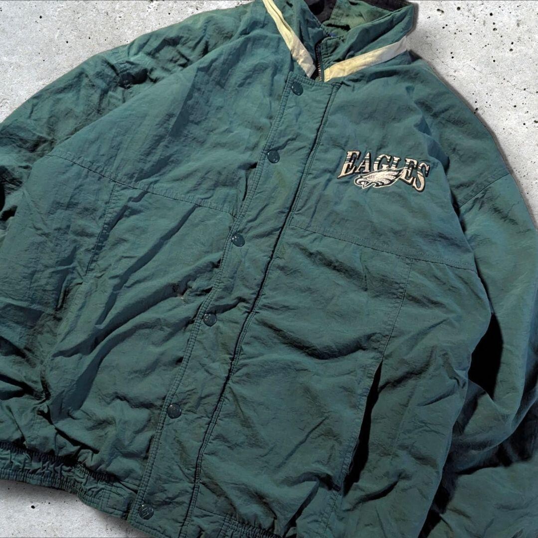 NFL Eagles ナイロン ダウン ジャケット NFL Philadelphia Eagles Speedway Jacket