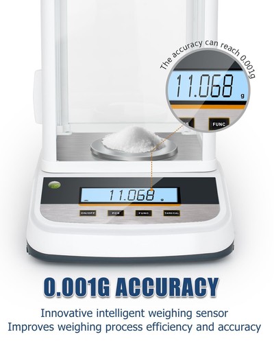 Analytical Balance 500g/0.001g Digital Lab Precision Balance Scale 500~5000g 1mg - Picture 27 of 46