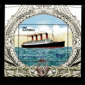 Gambia 2004 #2902 MNH Passenger Ships/Cruise Lines/Nautical/Boats/Transport