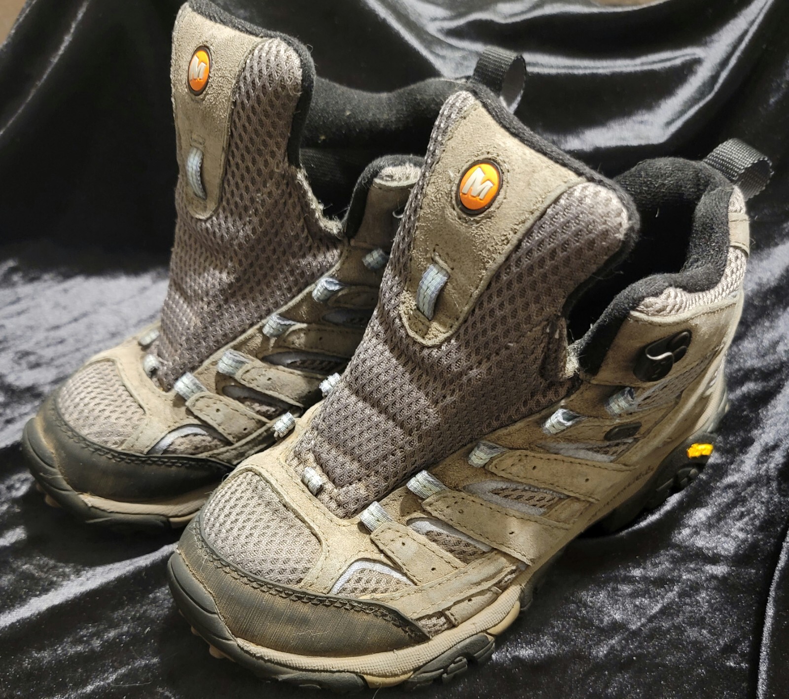 Merrell Moab 2 Mid Stivali da trekking da donna taglia 6 grigio granito (J06054) Select Dry