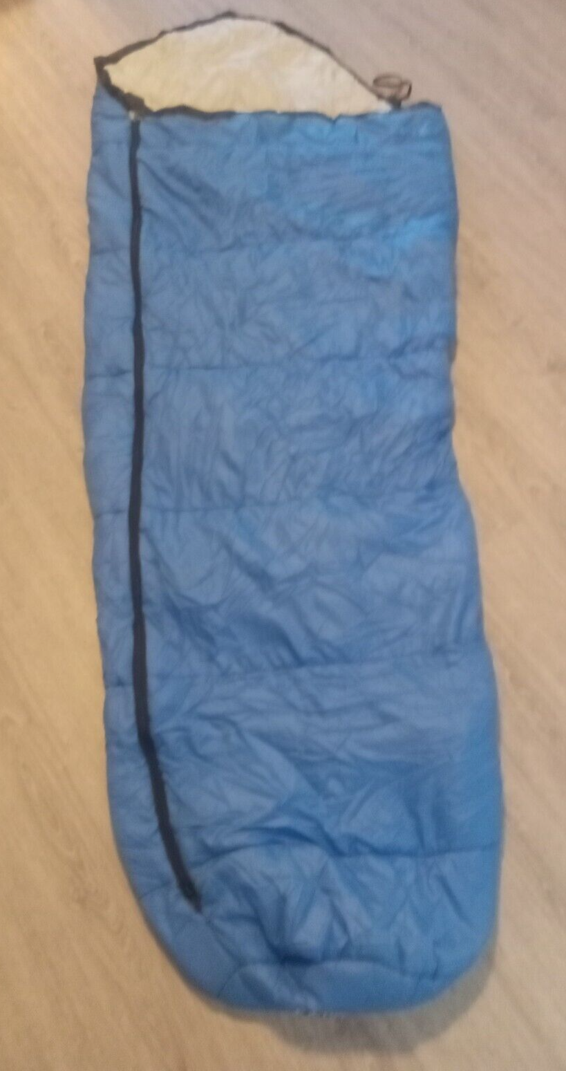 Everest Elite Slumberjack Tapered Sleeping Bag 32x82 Blue/Gray eBay