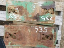 (6) John Deere Tractor Front Slab Weights 100 Lbs Tag #735outs