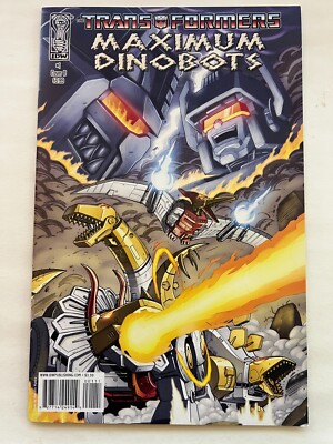 The Transformers: Maximum Dinobots #1 (IDW, Dec 2008) Cover B