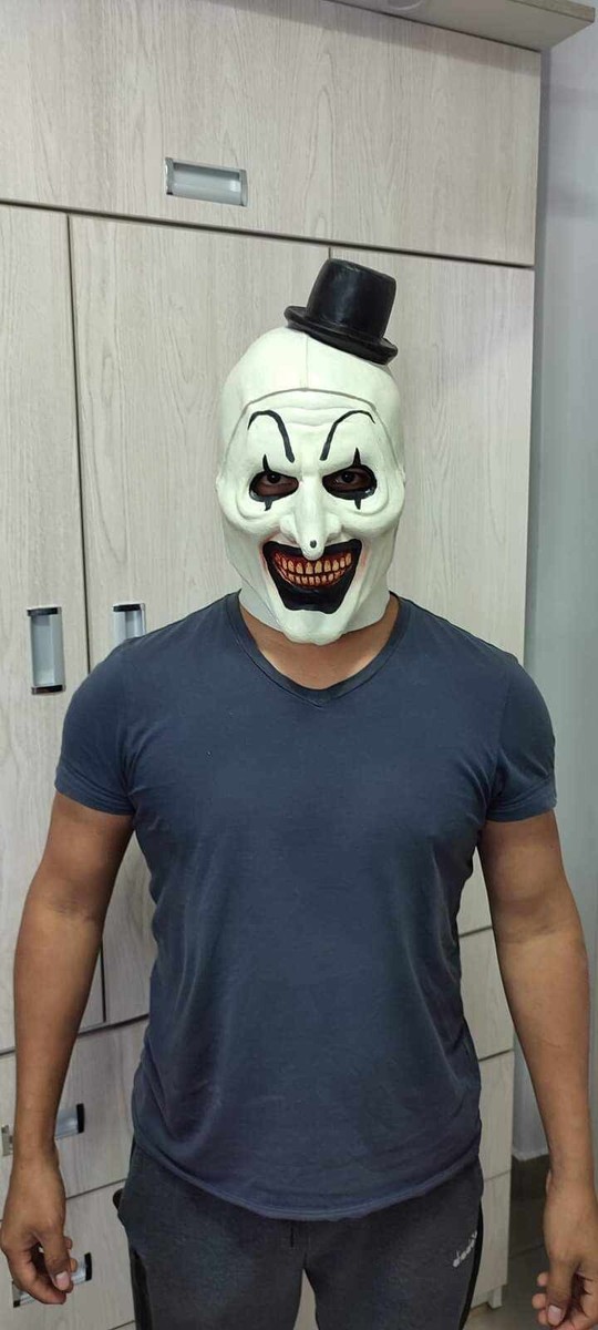 Masque Art Le Clown Terrifier® – Officiel Latex Adulte | Déguiz-Fêtes