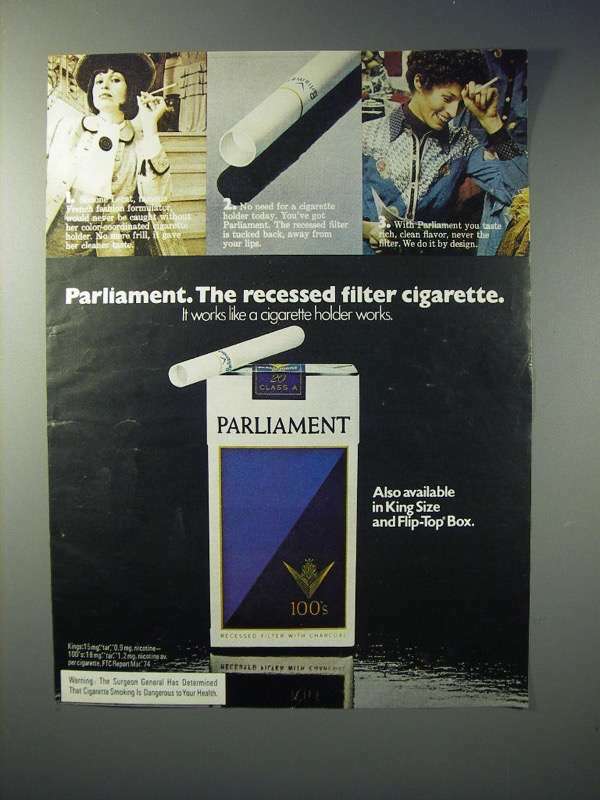 recessed cigarette filter Rods: find out more Parliament Recessed Filter box 
