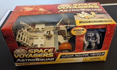 Action Products Space Voyagers Lunar Roving Vehicle w/Apollo Commander Ace NIB.