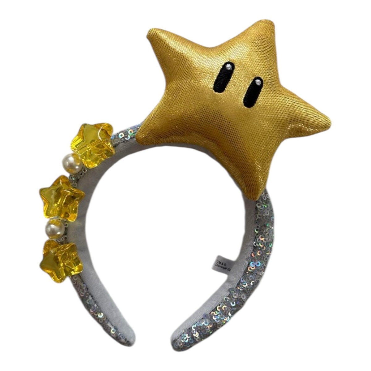 USJ Star Sequins Beads headband Super Nintendo World Universal
