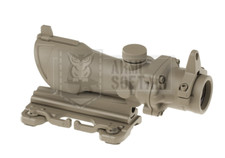 AIM O TACTICAL METAL SCOPE PROFESSIONAL ACOG 4X32 QD FAST TAN DESERT AIRSOFT