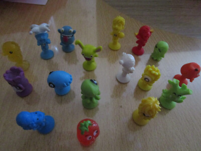 17 x Lidl Stikeez Figuren Konvolut 2016 Fußball, 2014 Weltall , 2018 Obst  etc.