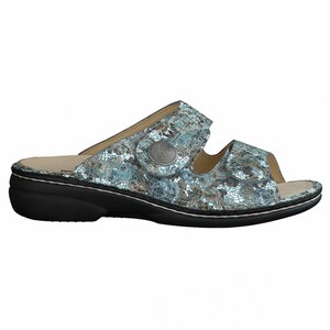 Womens Finn Comfort Sansibar Multi Monet Leather - Happyfeet.Com