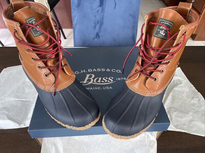 G.H. Bass Mens Mallard Duck Boots Size 