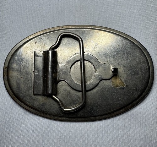 4” Vintage Western Cowboy Belt Buckle Rodeo Bronc Horse Rider - Picture 3 of 4
