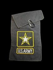 US Army 5in Logo Golf Towel / 8in x 16in 39k Stitches -No Fold