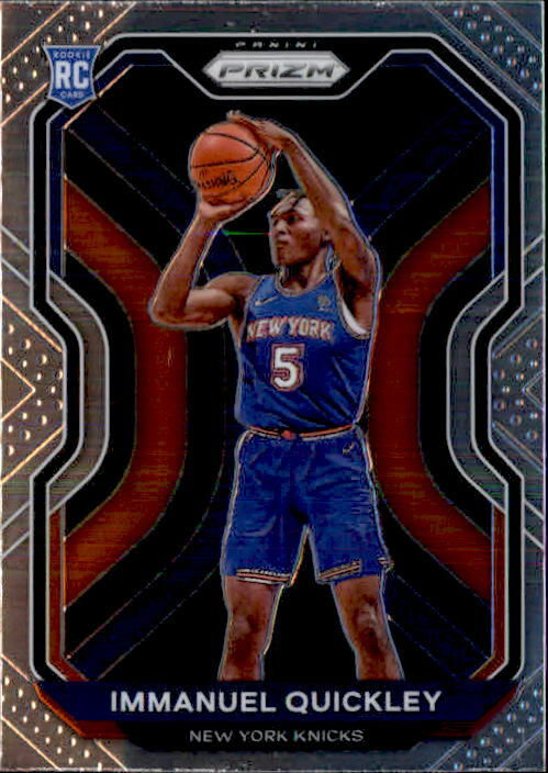 Immanuel Quickley 2020-21 Panini Prizm Rookie Card #296