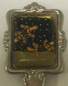Alligators ? Vintage Souvenir Spoon Collectible