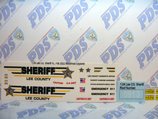 Lee County FL Sheriff 1/24 Water slide Decals For Motormax '15 to 2022 Explorer