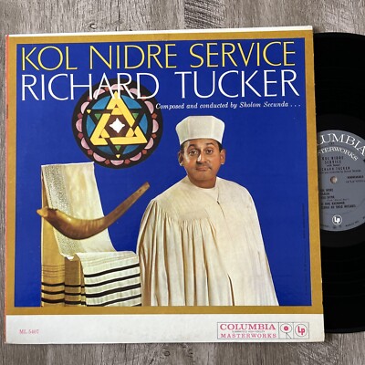 RICHARD TUCKER Kol Nidre Service LP Columbia MS6085 stereo 12'' LP Record