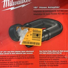 Milwaukee 49-40-6190 18" Hose Adapter for Grinder Dust Shroud