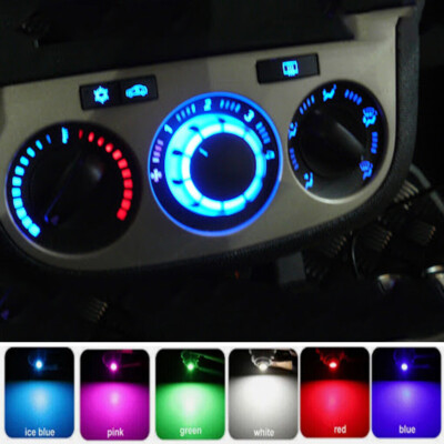 Vauxhall Corsa D/E Heater Panel LED Conversion Kit - Multiple Colors, 3 Bulbs, 12V