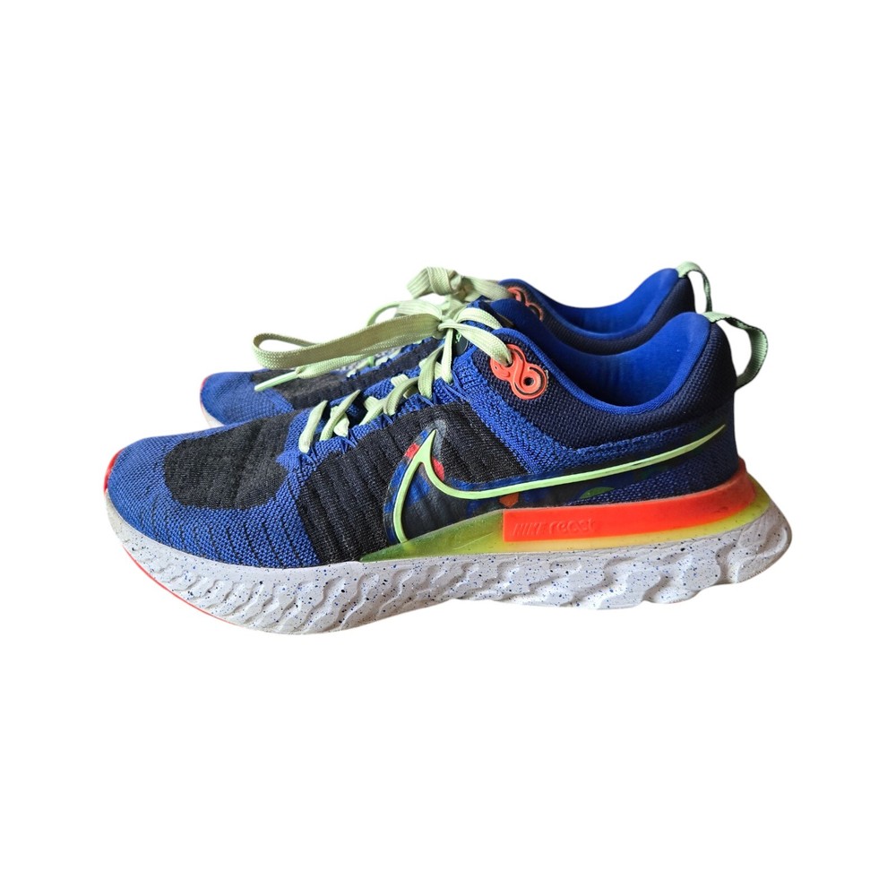 Nike Kelly Anna London React Infinity Run Flyknit 2 A.I.R. Blue Size 9 Running Shoes