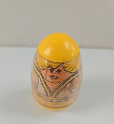 Vintage 1977 Hasbro Circus Acrobat Weeble Yellow Woman