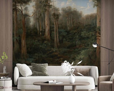 Dense Green Rainforest Old Tropical Forest Jungle Wallpaper Murals