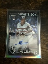 2024 Topps Chrome - Rookie Auto Refractor #RA-EN Edgar Navarro /499 (AU, RC)