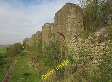 Photo 6x4 Chamber kiln buttresses: West Kent cement plant Burham Court Th c2014