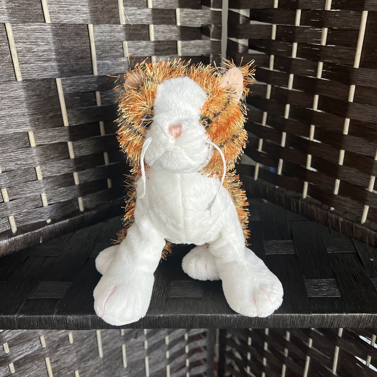 GANZ Webkinz Striped Alley Cat HM042 Plush Stuffed Animal Toy - 8