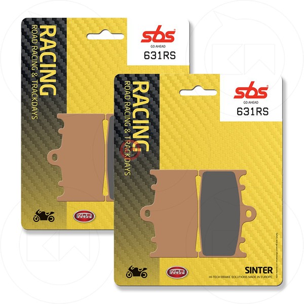 Set 2 Paare BremsbelÄGe Vorne SBS 631RS FüR Kawasaki ZXR 750 1993-1995-image
