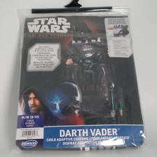 Adaptive Childs Star Wars Darth Vader Costume with Jumpsuit cape  Mask Medium