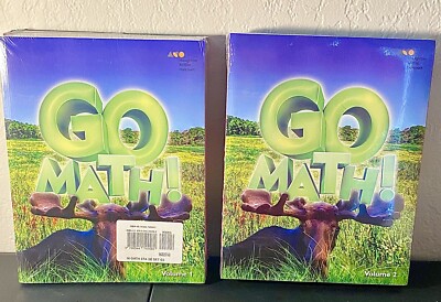 Go Math! Student Edition SET Grade 3 2016 -- (BRAND NEW !!)