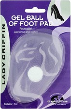 Griffin Ball of Foot Insoles - Gel Pads - Cushioning for Ball of Feet - 1 Pair