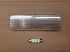 Fits Jeep Wrangler YJ/TJ/CJ7 Hard Top *New Clear* Dome Light Lens + LED Bulb