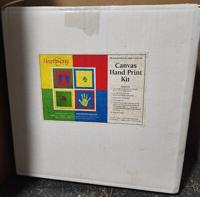 Heartsong New in Box 2009 Canvas Hand Feet Print Kit