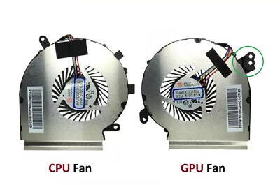 MSI MS-16JC MS-179C GE62MVR GE72MVR 7RG CPU / GPU Cooling Fan set GTX1070